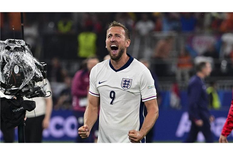 England um Kapitän Harry Kane steht im Finale der diesjährigen EM. Dort treffen die Three Lions auf Spanien.