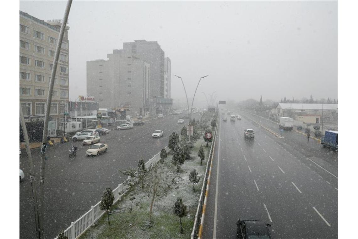 Raketen auf Erbil - Keine Verletzten Erbil ist die Hauptstadt einer autonomen Kurdenregion im Irak. Foto: Khalid Mohammed/AP/dpa