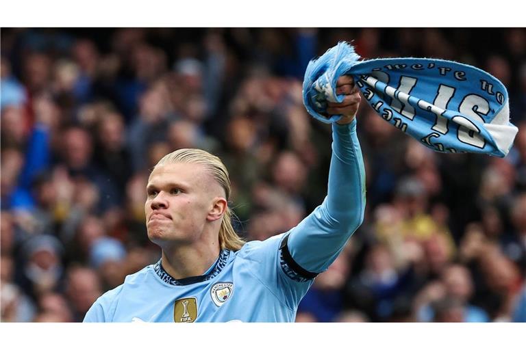 Erling Haaland erzielte sein 100. Tor für Man City.