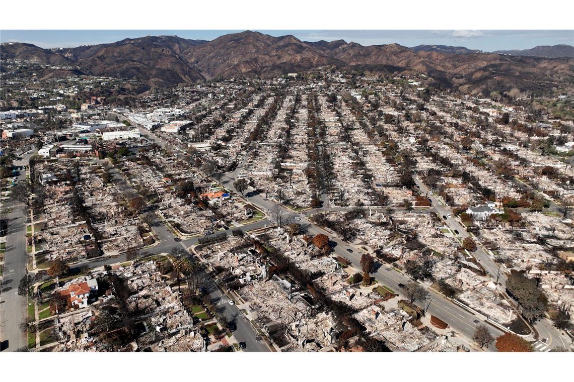 Erst vor wenigen Wochen hatten verheerende Brände ganze Viertel von Los Angeles verwüstet.