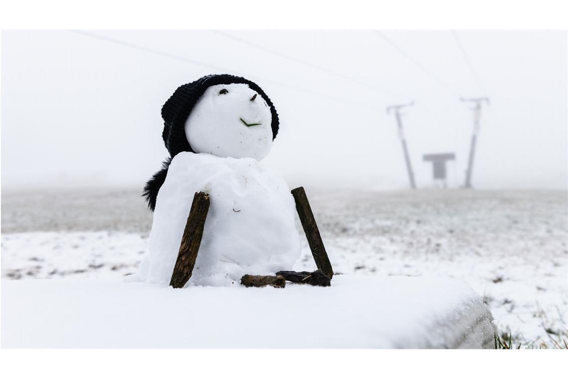 Erster Schnee auf dem Feldberg nicht von langer Dauer. (Archivbild)