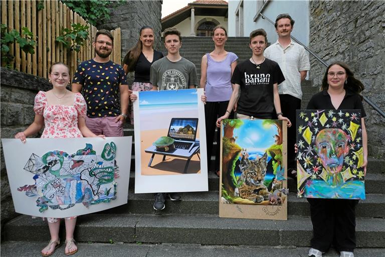 Erstmals haben Schülerinnen und Schüler der Jugendkunstschule Backnang am Jugendkunstpreis Baden-Württemberg teilgenommen. Fotos: Jugendmusik- und Kunstschule Backnang