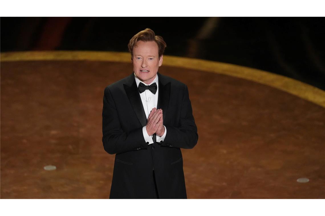 Erstmals moderierte US-Comedian Conan O'Brien.