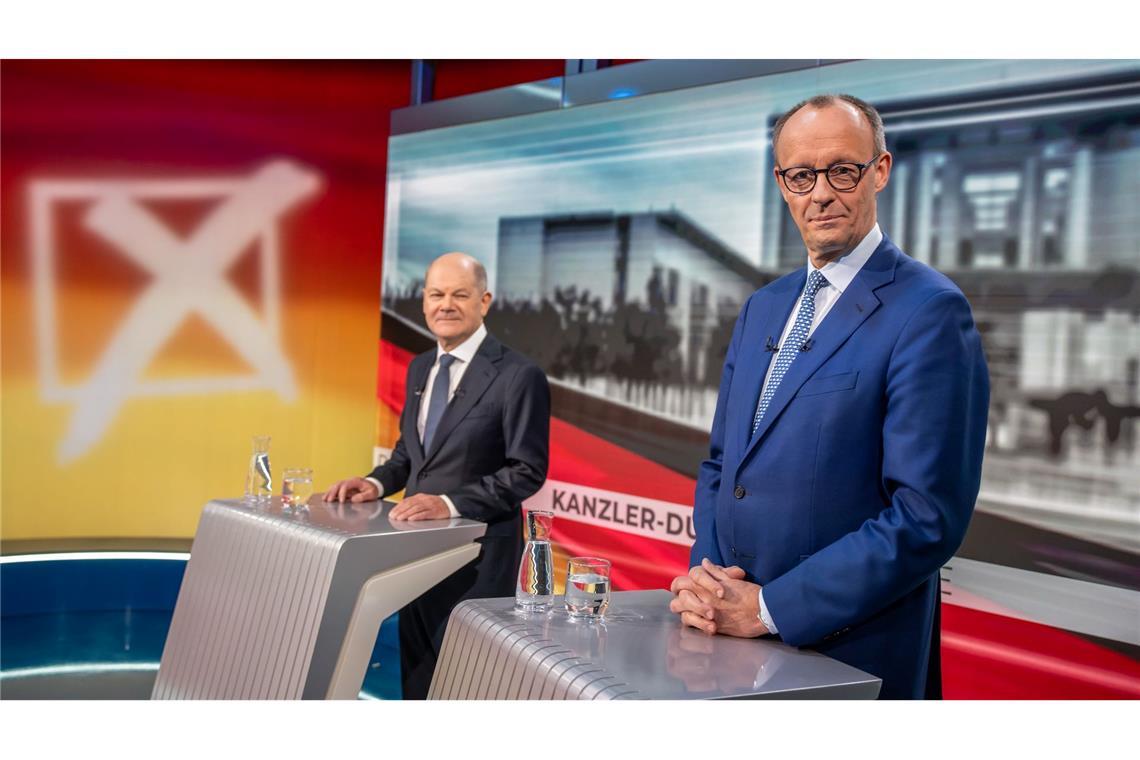 Es war das letzte TV-Duell der beiden aussichtsreichsten Kanzlerkandidaten.