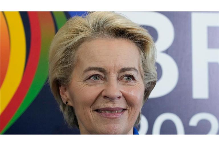 EU-Kommissionspräsidentin Ursula von der Leyen erhält den Karlspreis 2025 (Archivbild).