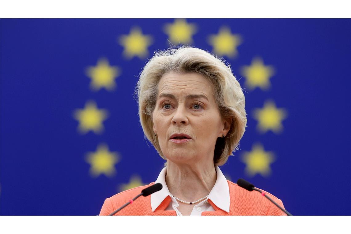 EU-Kommissionspräsidentin Ursula von der Leyen warnt, dass Hilfe allein die Krise im Gazastreifen nicht lösen wird.