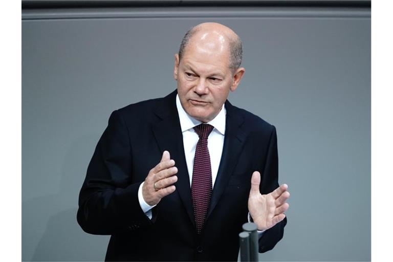 „Europa muss mit Kraft aus der Krise kommen“: Olaf Scholz. Foto: Kay Nietfeld/dpa