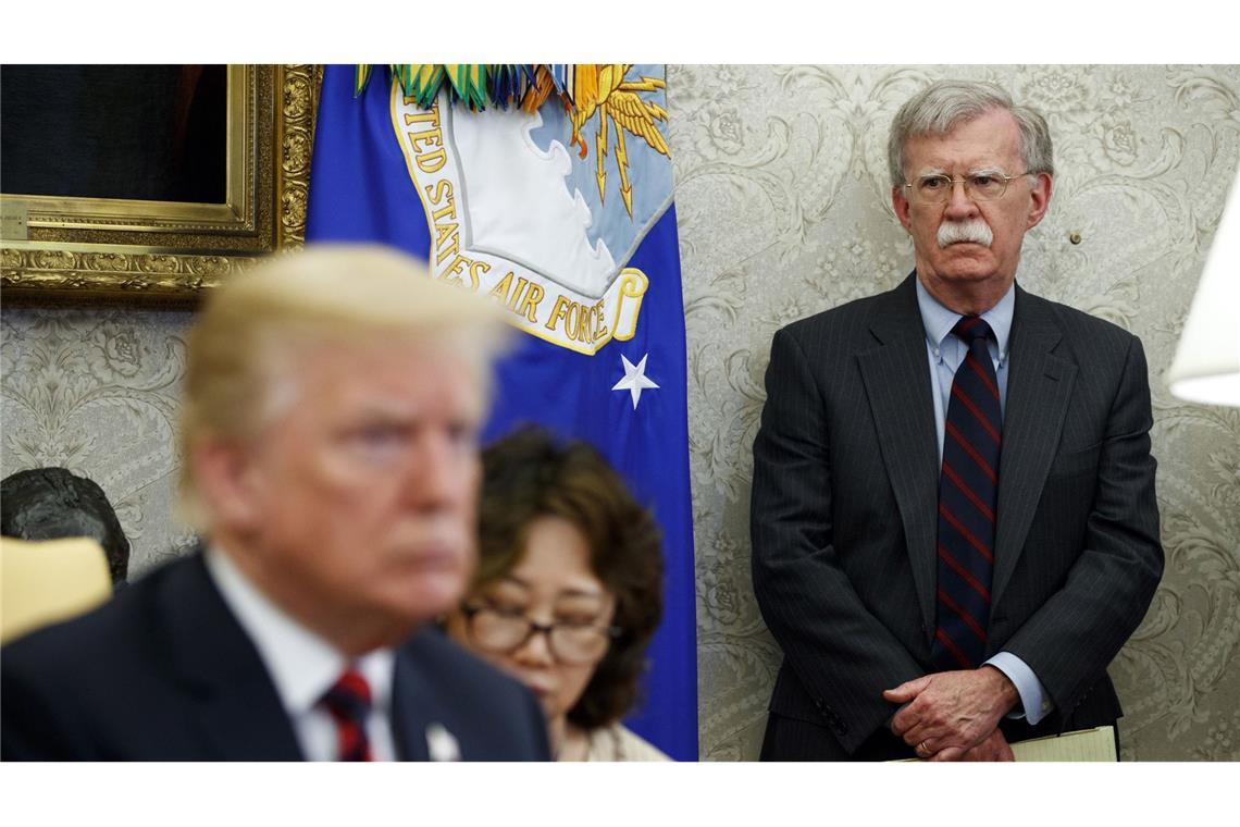 Ex-Sicherheitsberater John Bolton sieht Donald Trump nicht länger als vier Jahre als Präsident. (Archivbild)