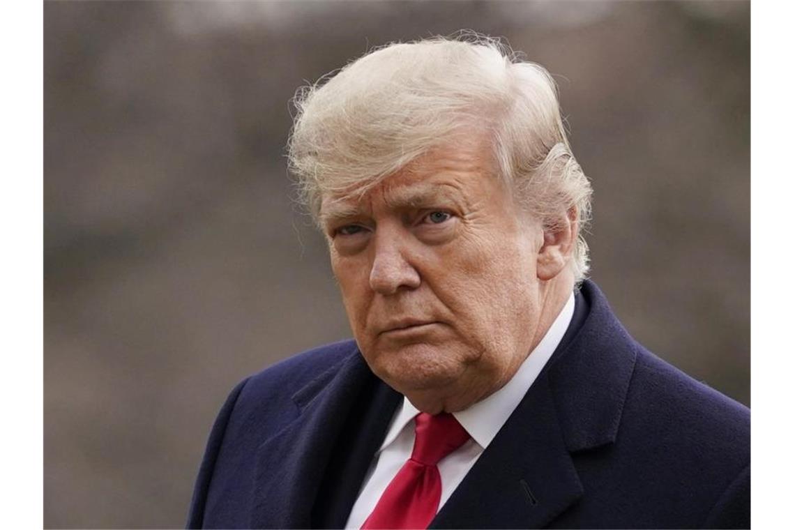 Trump will in Zivilverfahren nicht unter Eid aussagen Ex-US-Präsident Donald Trump auf dem Südrasen des Weißen Hauses in Washington. Foto: Evan Vucci/AP/dpa