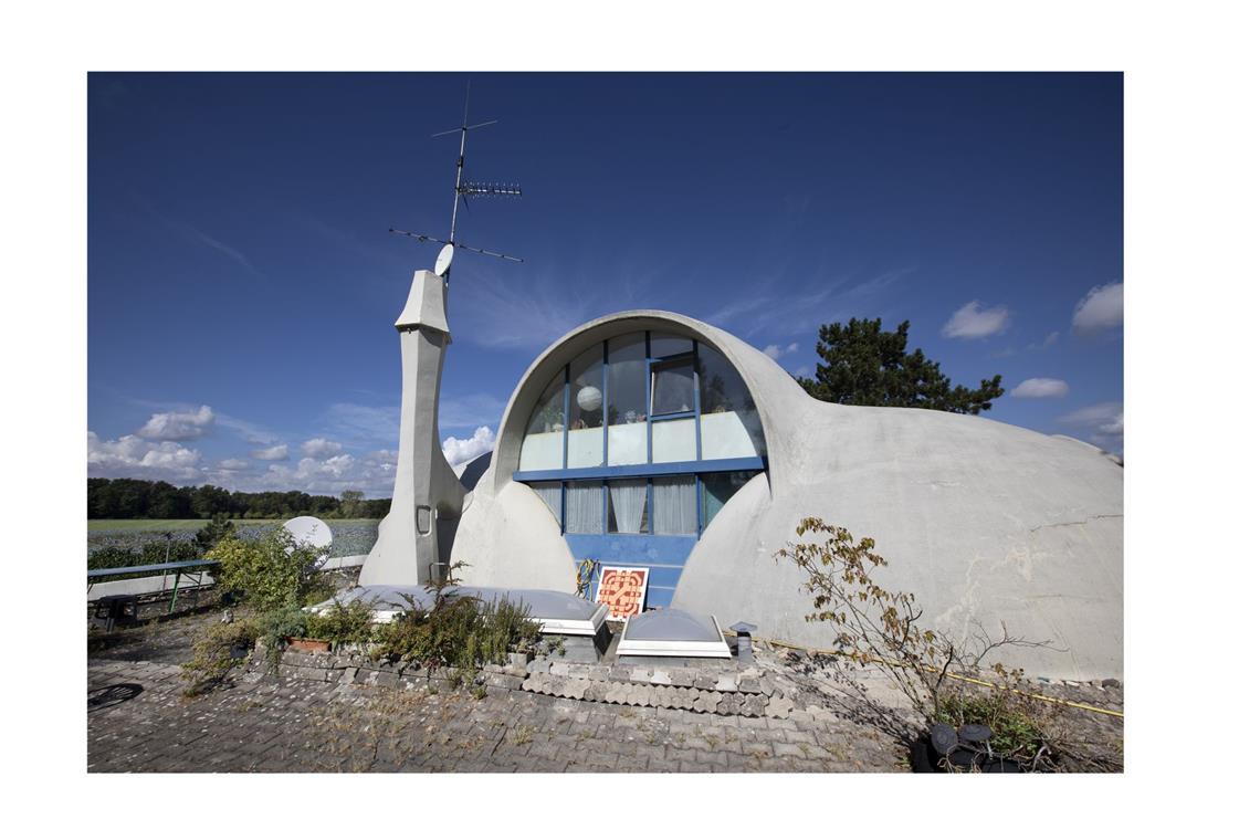 Experimentelle Beton-Rundungen als Wohnhaus  sind auch schützenswert – in Leinfelden-Echterdingen steht das  Architektenhaus von Michael Balz unter Denkmalschutz.