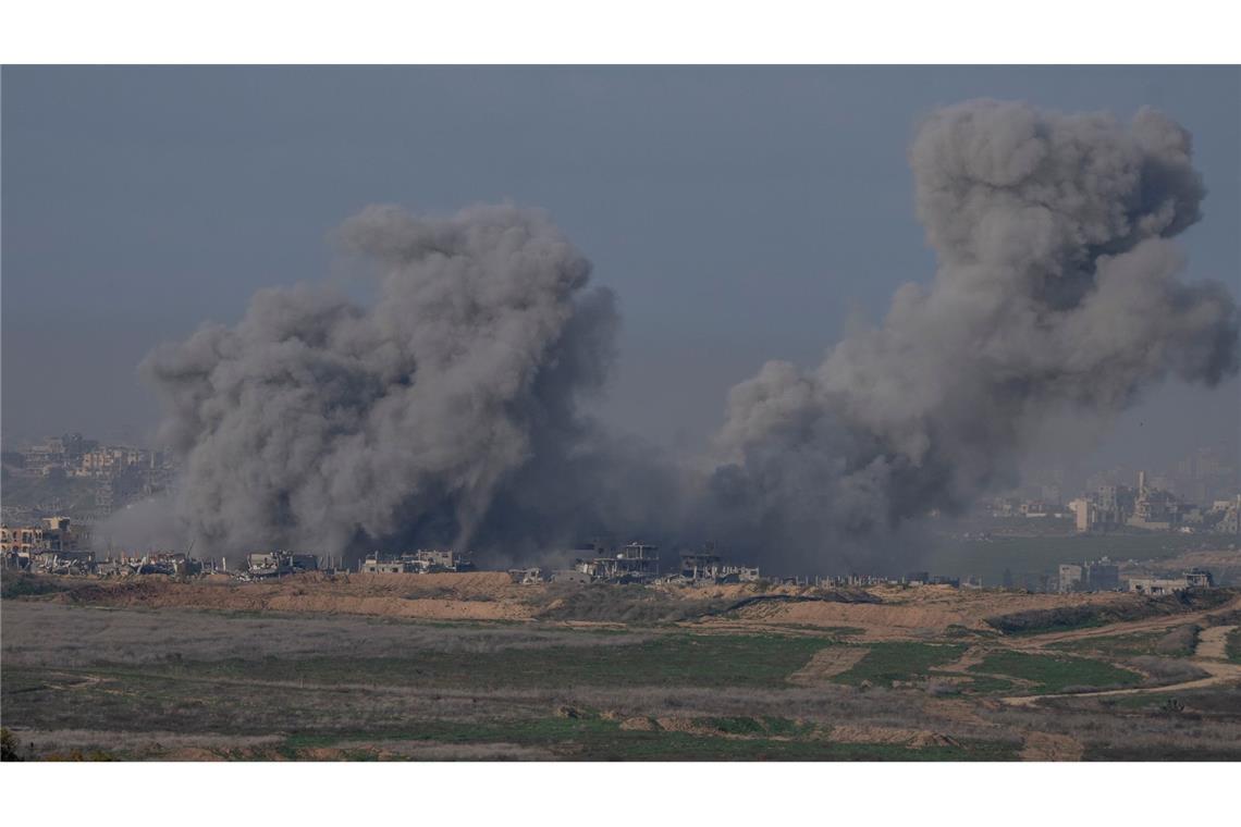 Explosionen an der nördlichen Grenze des Gazastreifens am geplanten Tag der neu ausgehandelten Waffenruhe