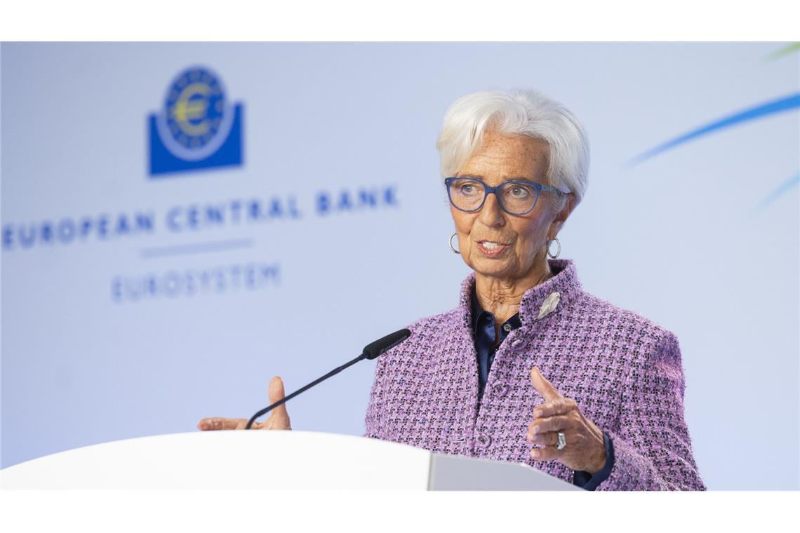 EZB-Präsidentin Lagarde warnt vor Konjunkturschwäche