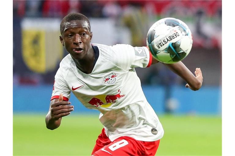 Fehlt RB Leipzig in Augsburg: Amadou Haidara. Foto: Jan Woitas/dpa-Zentralbild/dpa