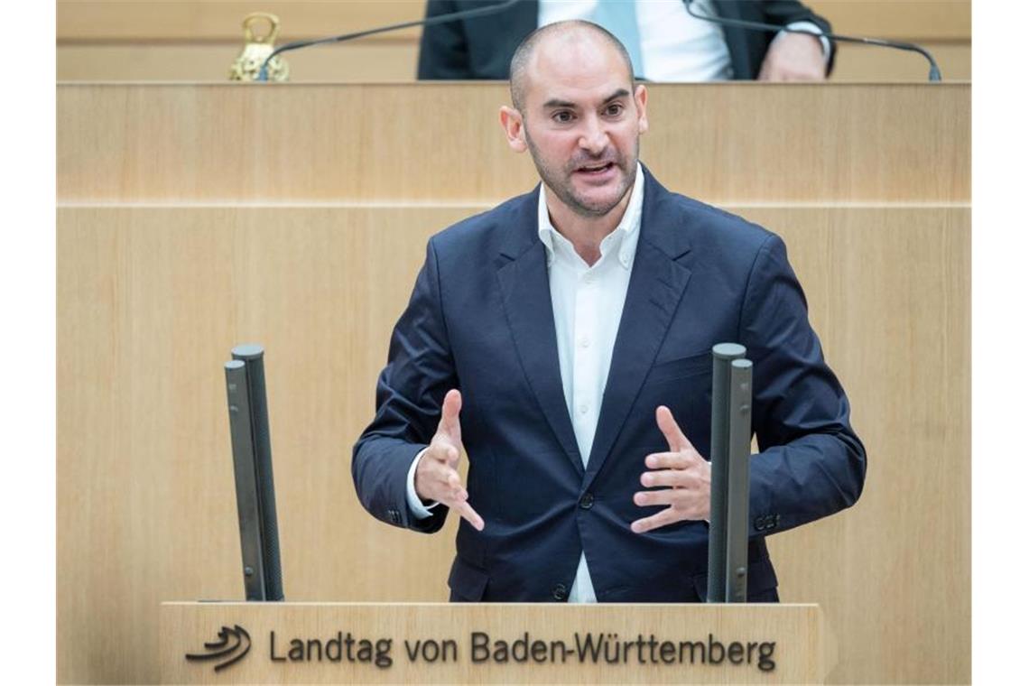 Finanzminister Danyal Bayaz (Bündnis 90/Die Grünen). Foto: Marijan Murat/dpa/Archivbild