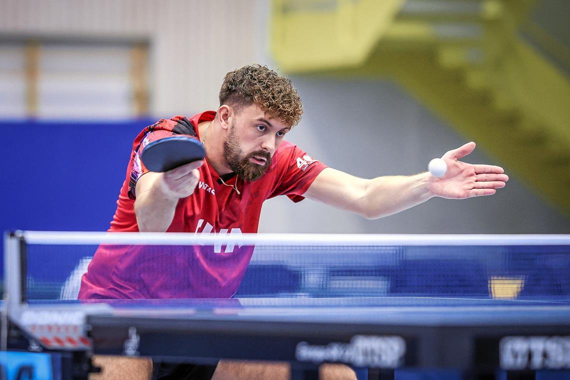 Florian Saljani und der TSV Oberbrüden spielen bislang eine sehr gute Saison in der Verbandsoberliga. Foto: Alexander Becher