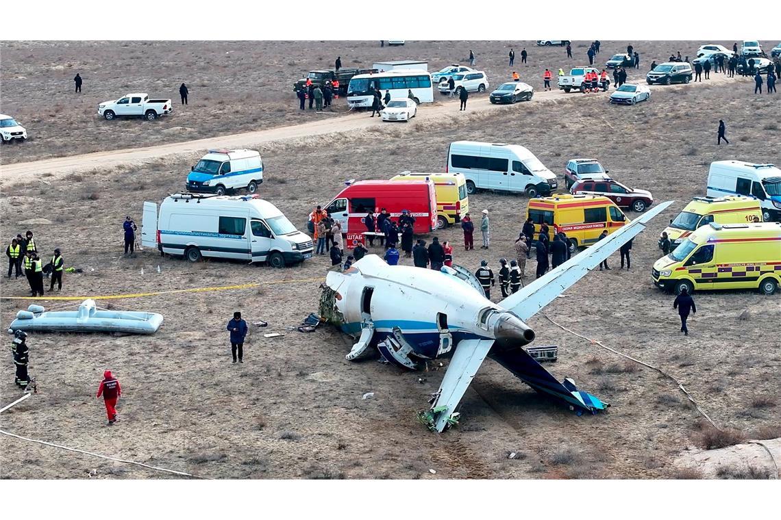 Flugzeugabsturz nahe Aktau in Kasachstan