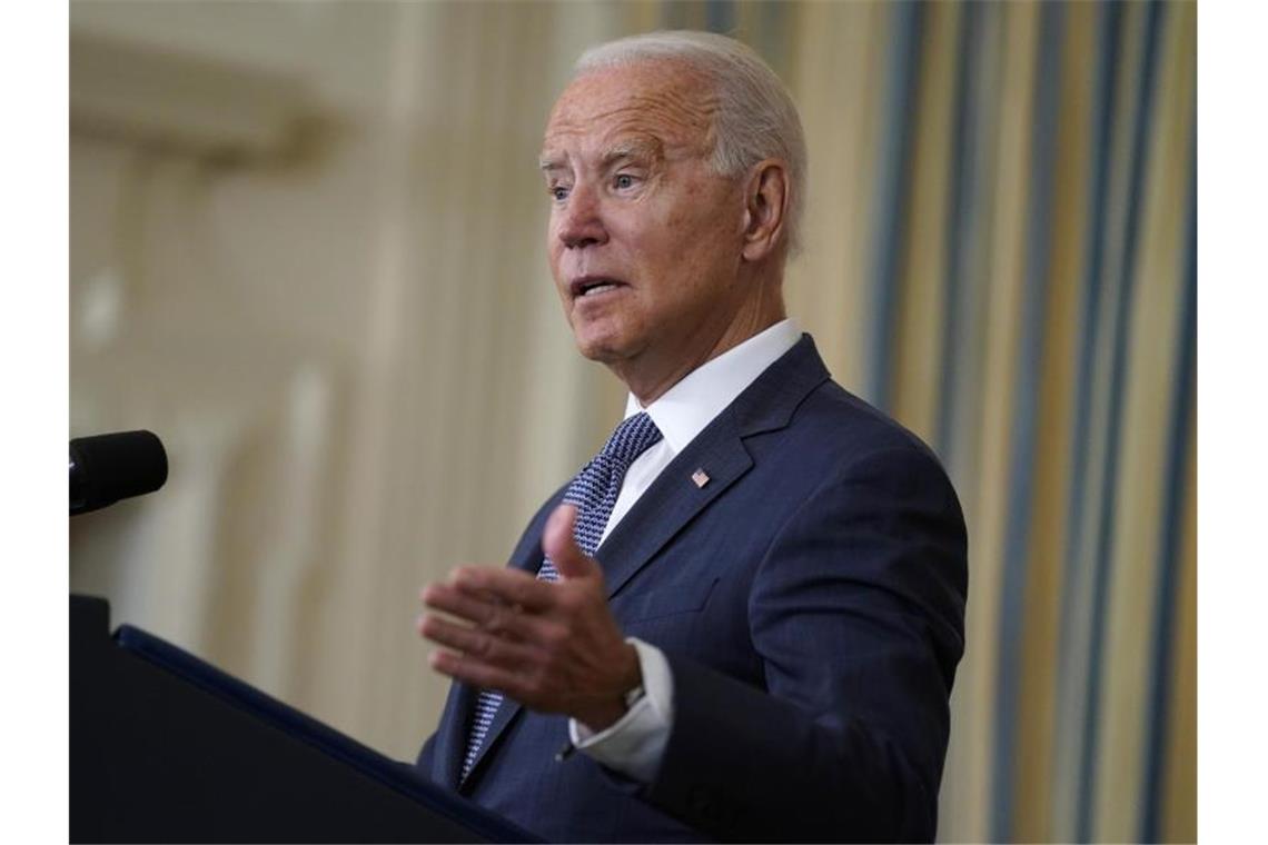 Biden fordert von Putin Maßnahmen gegen Hackerangriffe Fordert Moskau auf, gegen Hacker vorzugehen: Joe Biden. Foto: Evan Vucci/AP/dpa