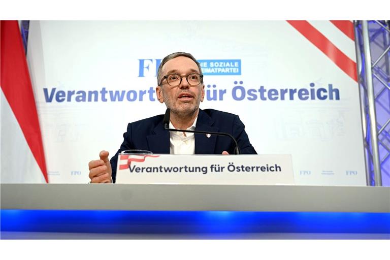 FPÖ-Chef Herbert Kickl stellt der konservativen ÖVP einige Bedingungen vor einer Zusammenarbeit.