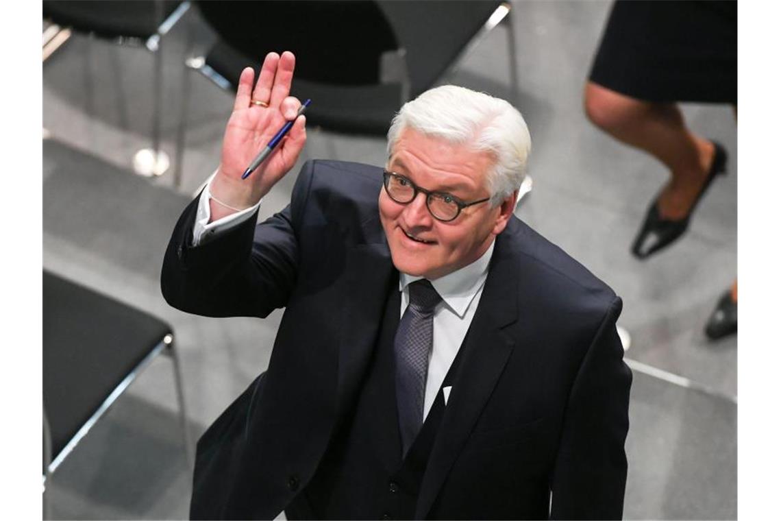 Breiter Zuspruch für Steinmeiers Wiederwahl Frank-Walter Steinmeier ist seit 2017 Bundespräsident Deutschlands. Foto: picture alliance / Ralf Hirschberger/dpa
