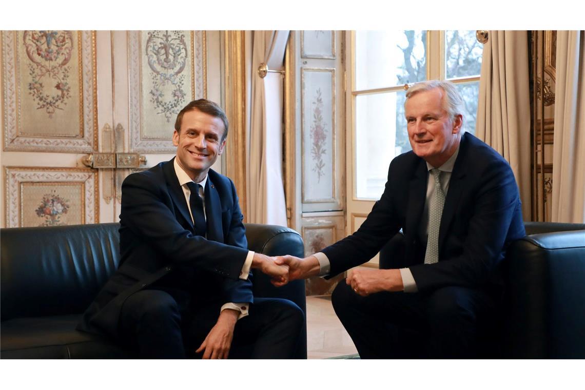 Frankreichs neuer Premier Barnier hat die Zusammensetzung des künftigen Kabinetts Präsident Macron vorgelegt (Archivbild).