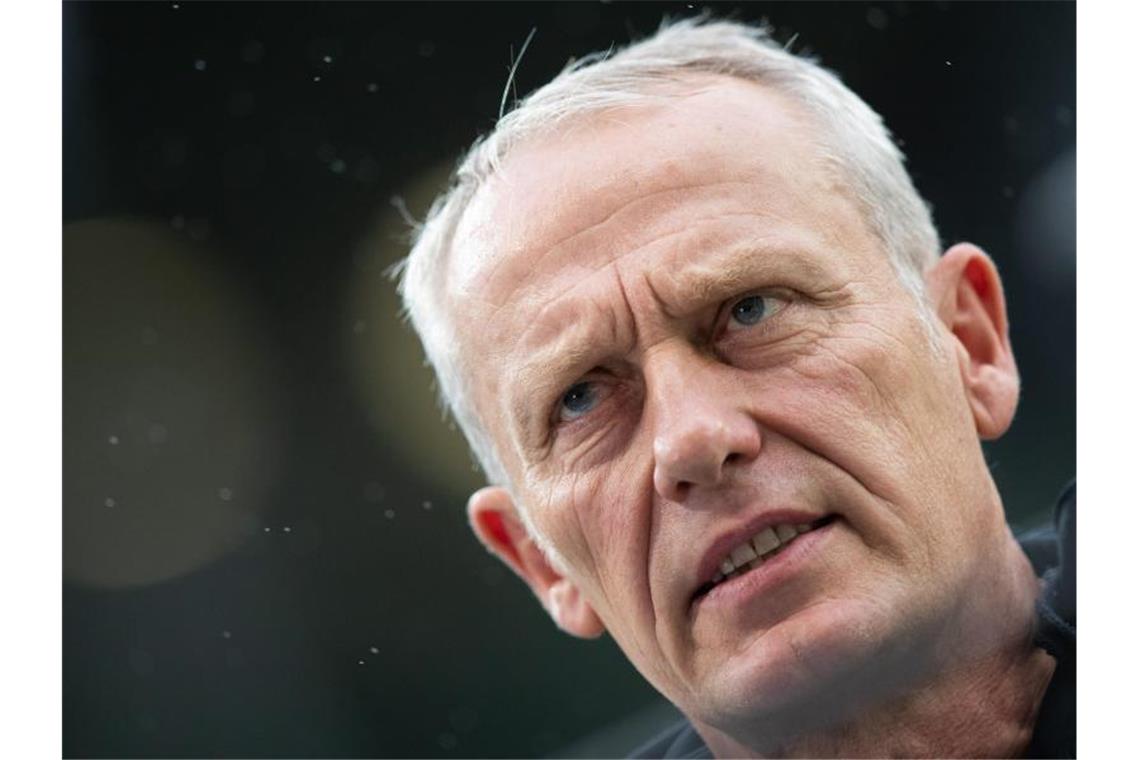 Trainer Streich rechnet mit „aggressiven“ Frankfurtern Freiburgs Trainer Christian Streich. Foto: Tom Weller/dpa