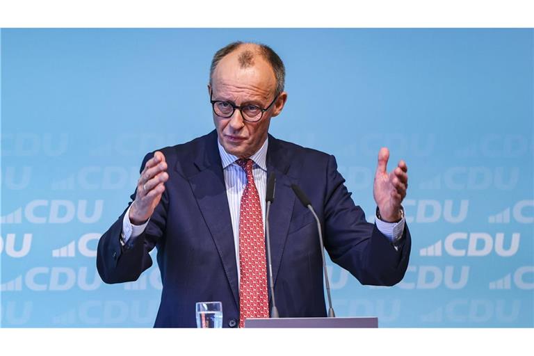 Friedrich Merz wird am Dienstag das Wahlprogramm der Union vorlegen.