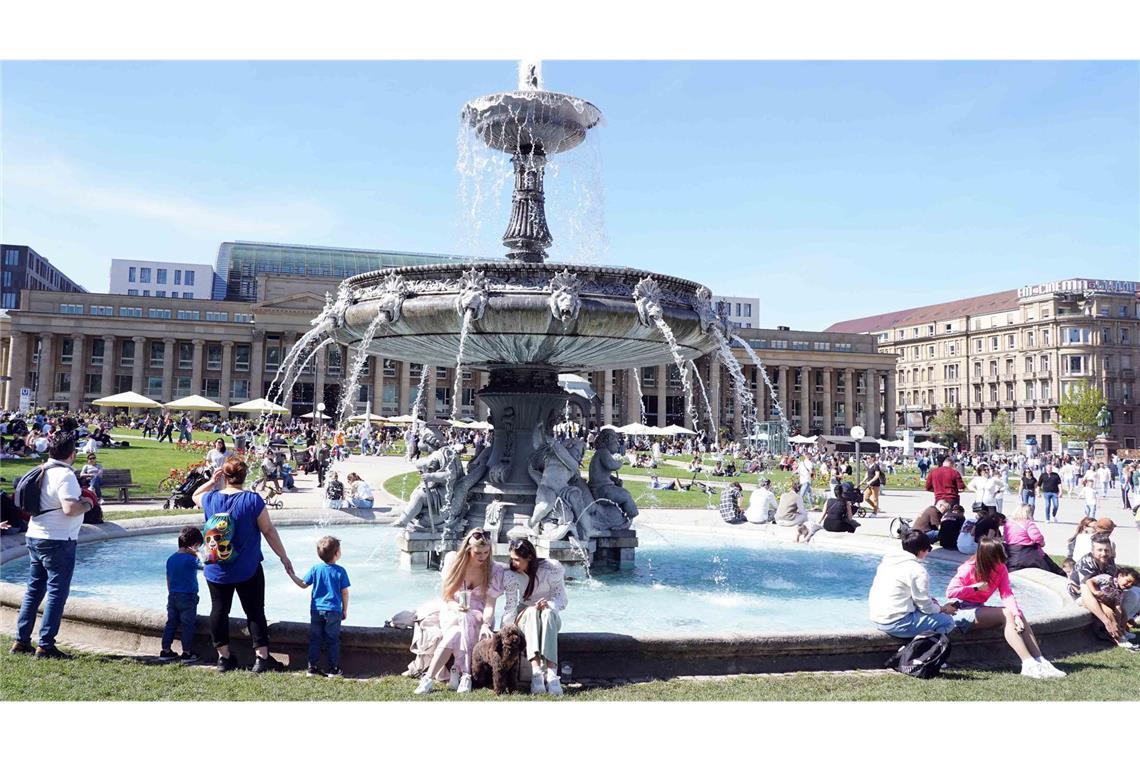 Frühling in Stuttgart: So warm war es in den ersten Tagen des April noch nie im Südwesten.