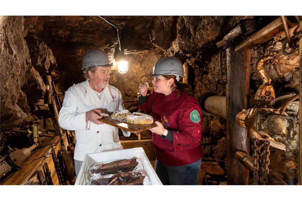 Für den besonderen Geschmack: Stollen wird im Stollen eingelagert