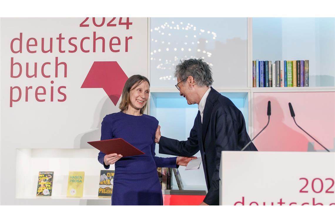 Für "Hey guten Morgen, wie geht es dir?" ist die Leipziger Autorin Martina Hefter mit dem Deutschen Buchpreis ausgezeichnet worden.