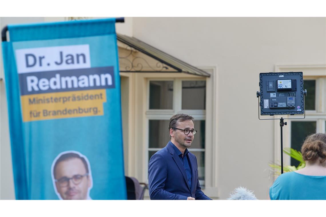 Fuhr betrunken mit dem Elektroroller: Brandenburgs CDU-Spitzenkandidat Jan Redmann (Archivbild).