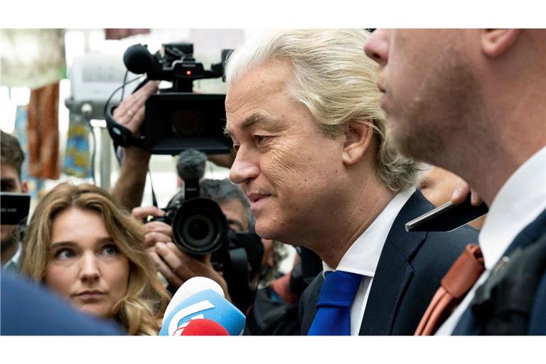 Geert Wilders muss sich bei den Europawahlen offenbar geschlagen geben.