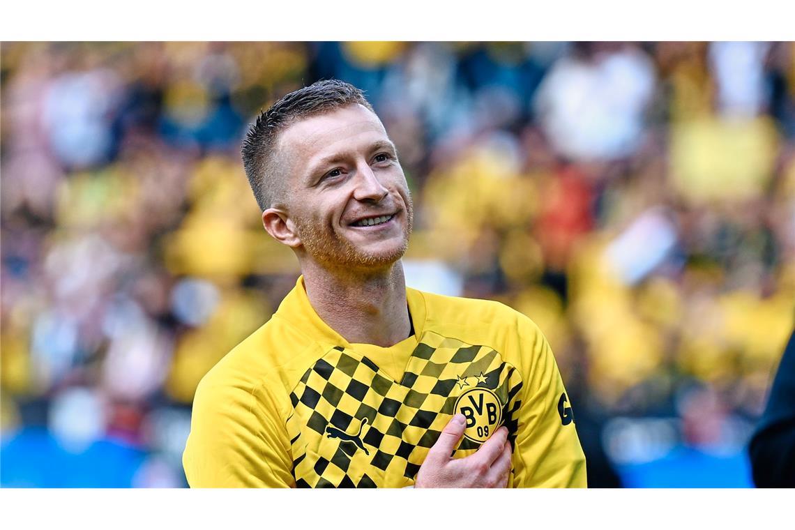 Gegen Darmstadt wird er sein letztes Heimspiel für den BVB als Kapitän bestreiten: Marco Reus.