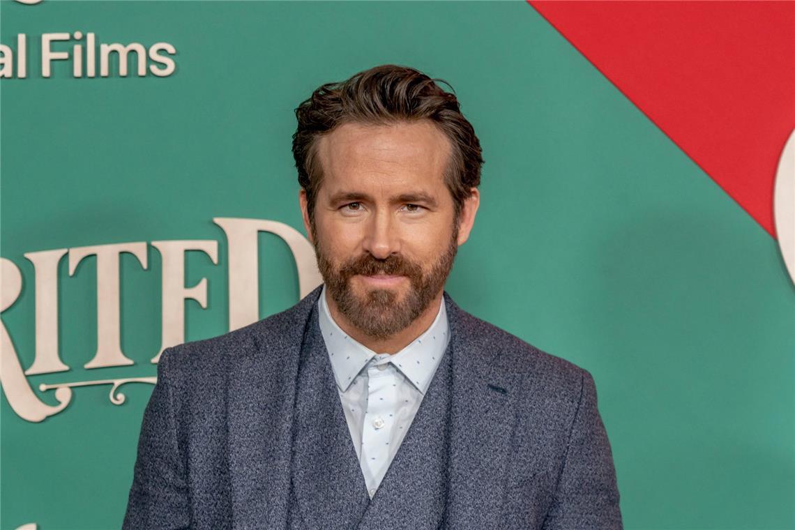 Gehört zu den bekanntesten Schauspielern in der aktuellen Zeit: Ryan Reynolds.