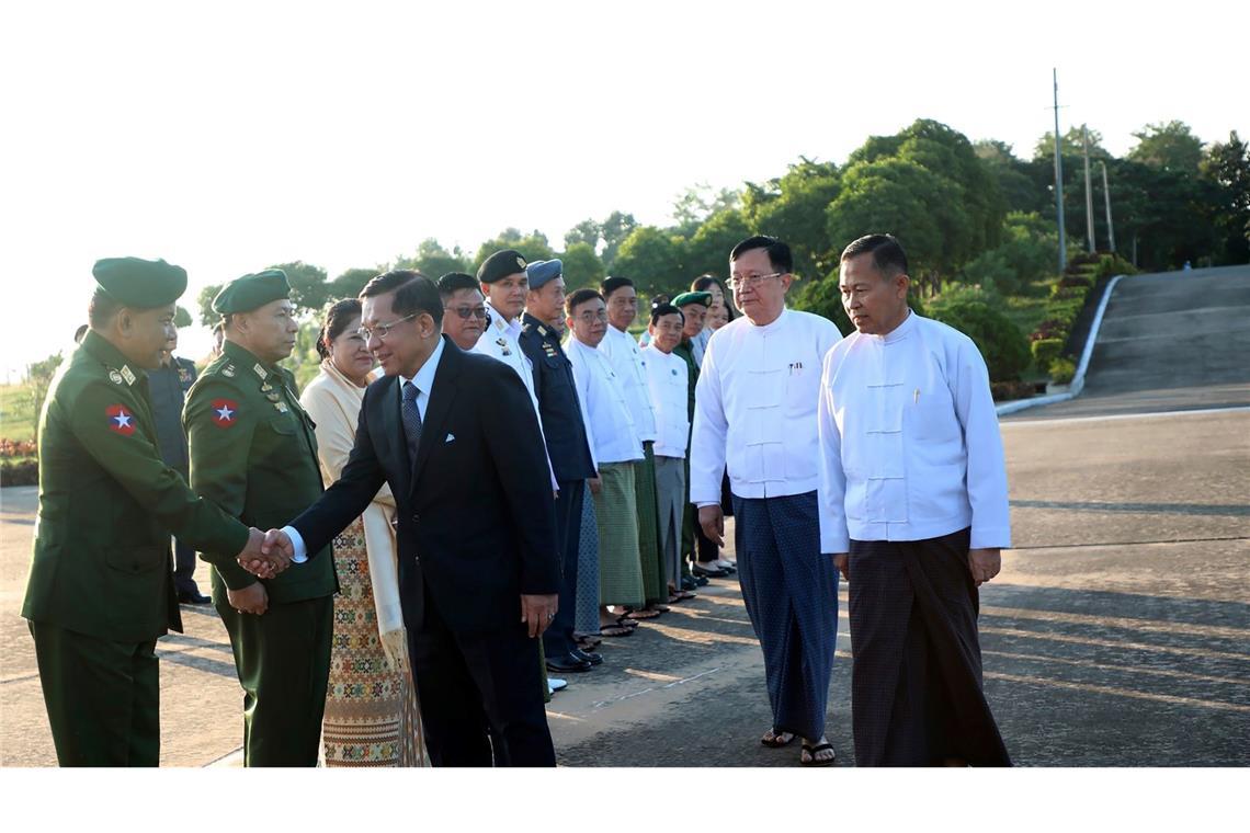 General Min Aung Hlaing regiert Myanmar mit eiserner Hand. (Archivbild)