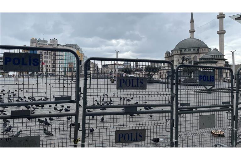 Gesperrt: Der Taksim-Platz in Istanbul.