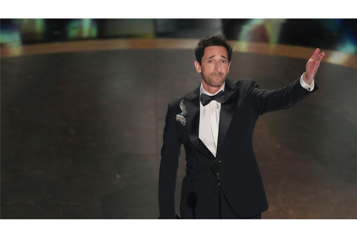 Gewann seinen zweiten Oscar: Adrien Brody.