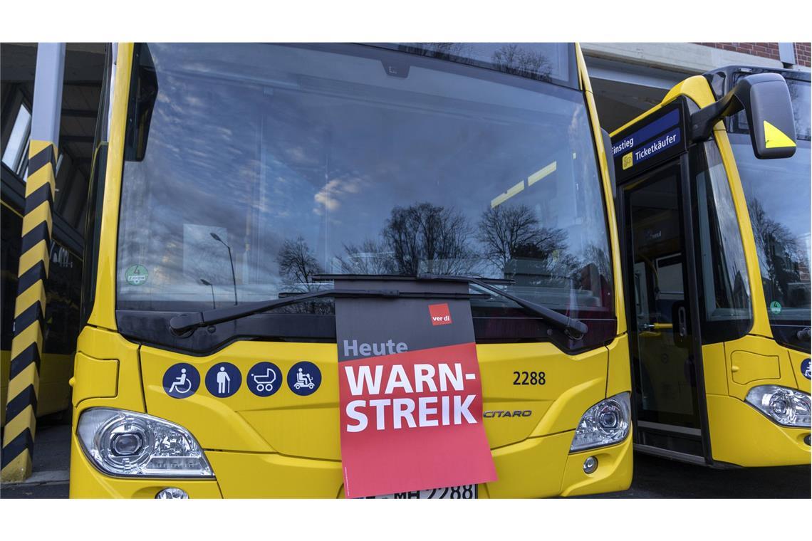 Gewerkschaft Verdi erklärt Tarifverhandlungen im privaten Omnibusgewerbe in Baden-Württemberg für gescheitert (Archivfoto).