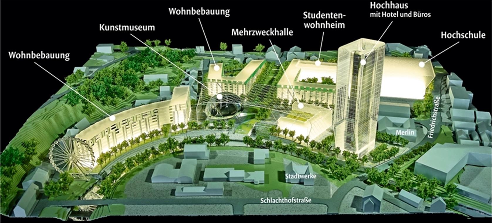 „Es gibt überhaupt keine Kommunikation“ Ginge es nach dem Unternehmer Hermann Püttmer, würde das Quartier Backnang-West einen urbanen Charakter erhalten, der selbst manch einer Metropole gut zu Gesicht stehen würde. Visualisierung: Riva