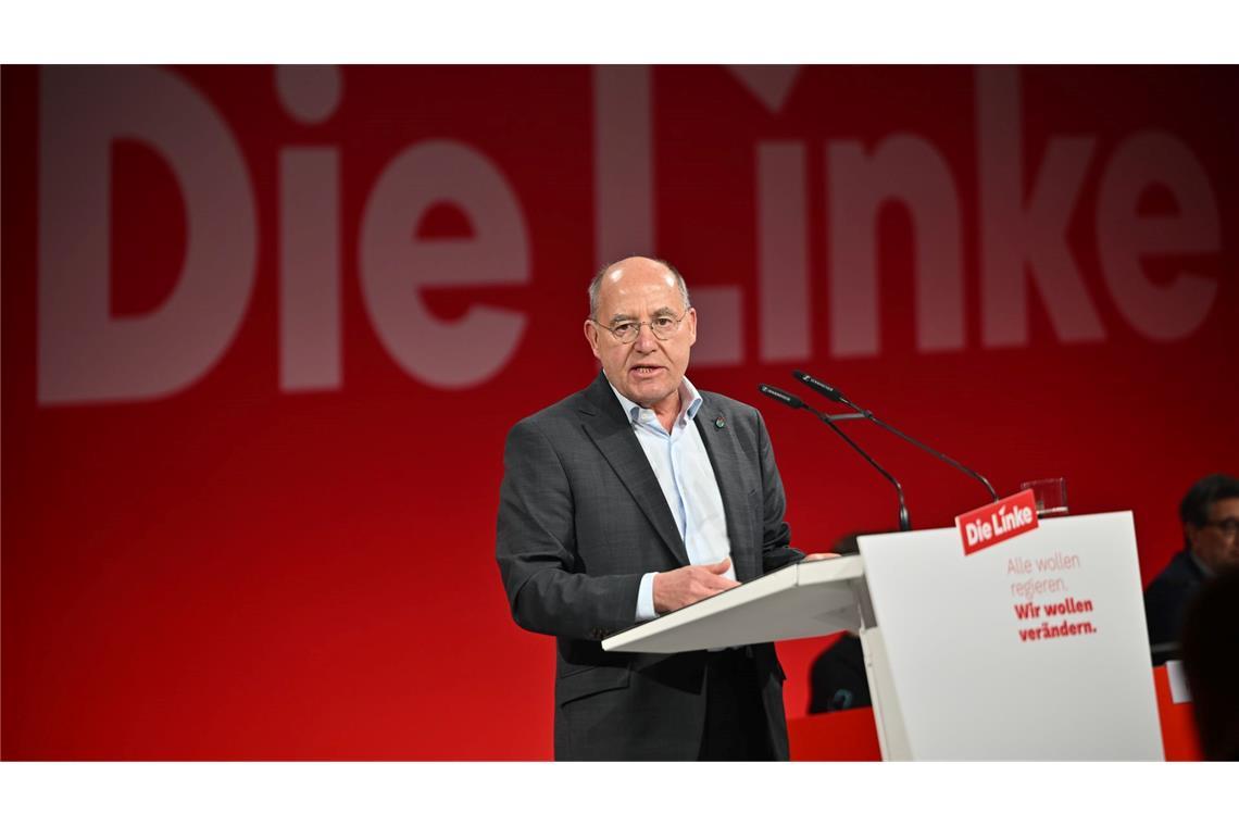 Gregor Gysi hofft auf ein Direktmandat im Südosten Berlins.