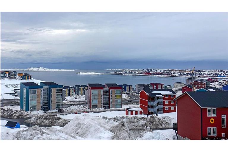 Grönlands Hauptstadt Nuuk – der künftige US-Präsident Donald Trump erhebt Ansprüche.