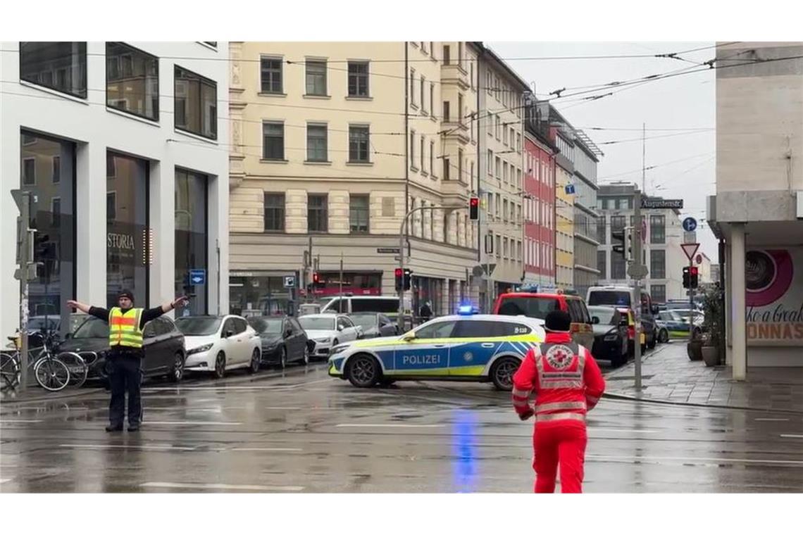 Großeinsatz in München.