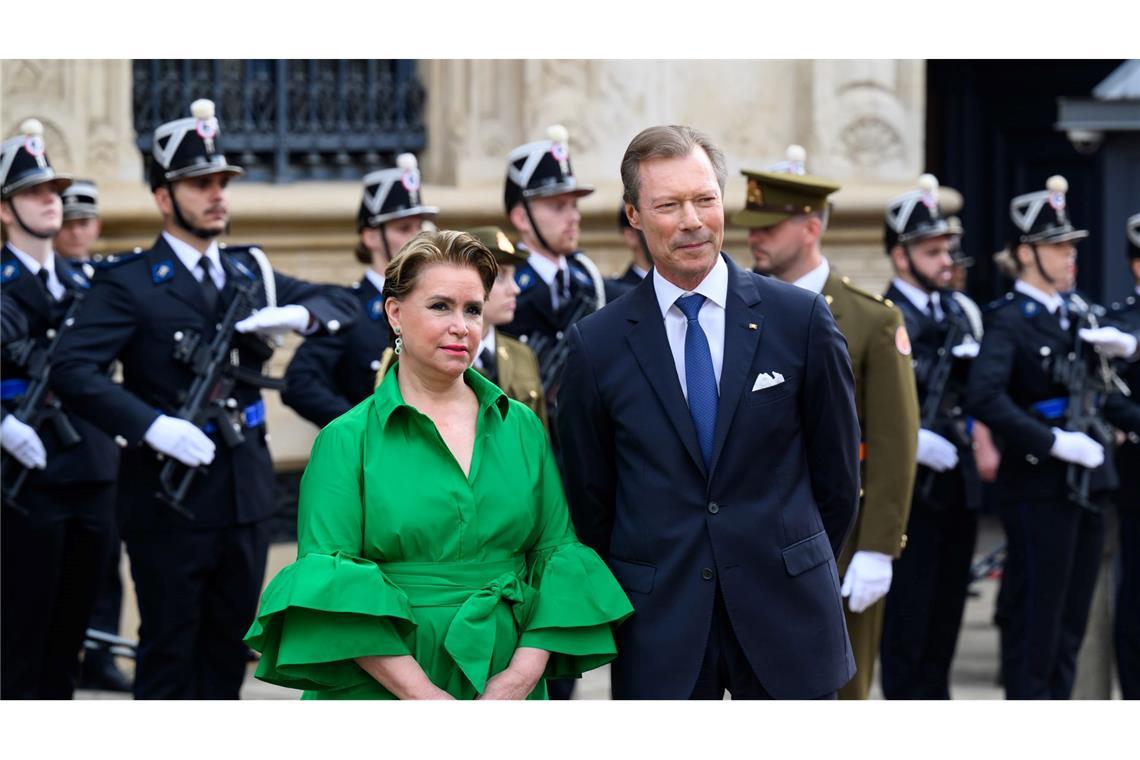 Großherzog Henri (69) - hier mit seiner Frau Maria Teresa von Luxemburg - will seinen Sohn Guillaume (42) zum Stellvertreter ernennen. (Archivbild)