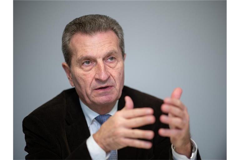 Günther Oettinger (CDU), ehemaliger EU-Kommissar und ehemaliger Ministerpräsident. Foto: Sebastian Gollnow/dpa/Archivbild