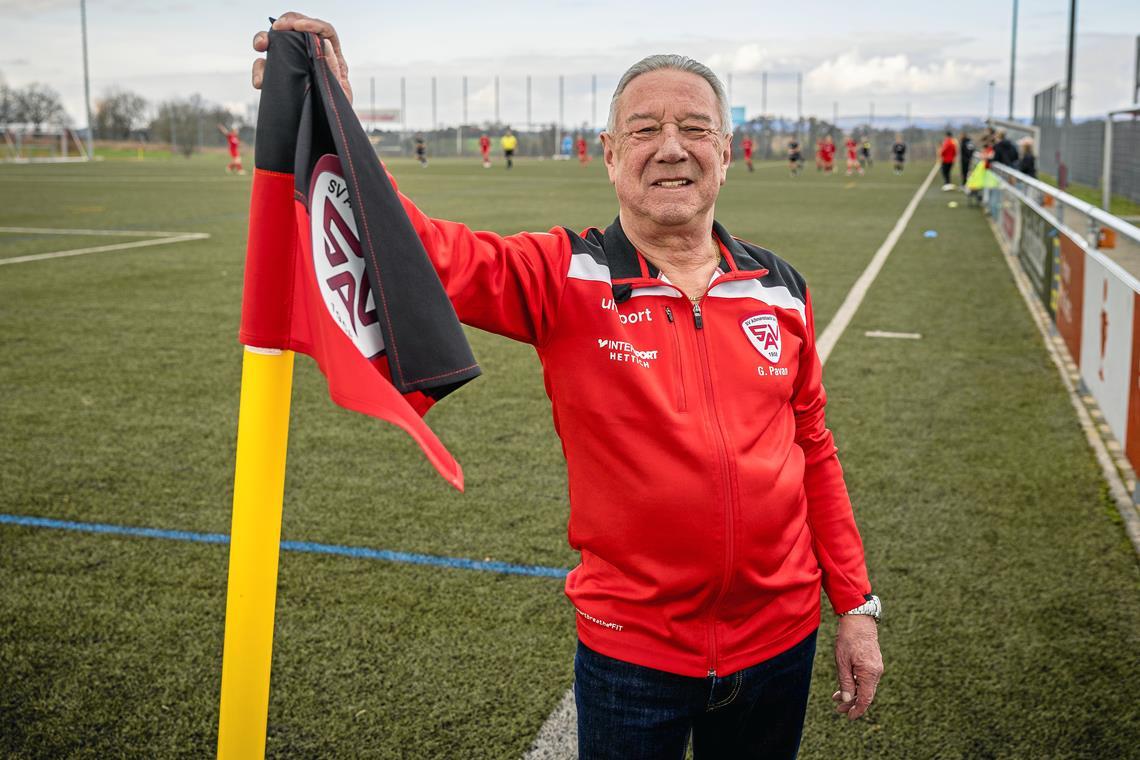 Günther Pavan ist beim SVA nicht mehr mittendrin. Nun drückt er dem Heimatverein vom Rand aus die Daumen. Foto: Alexander Becher