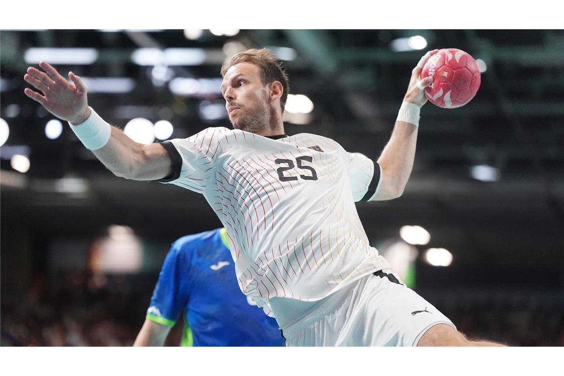 Handball-Oldie Kai Häfner traf in der ersten Halbzeit viermal.