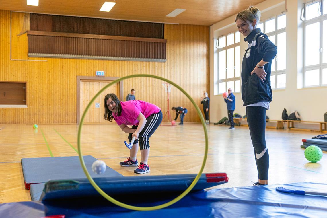 Handicap-Sportgruppe des SV Backnang-Steinbach. Foto: Alexander Becher