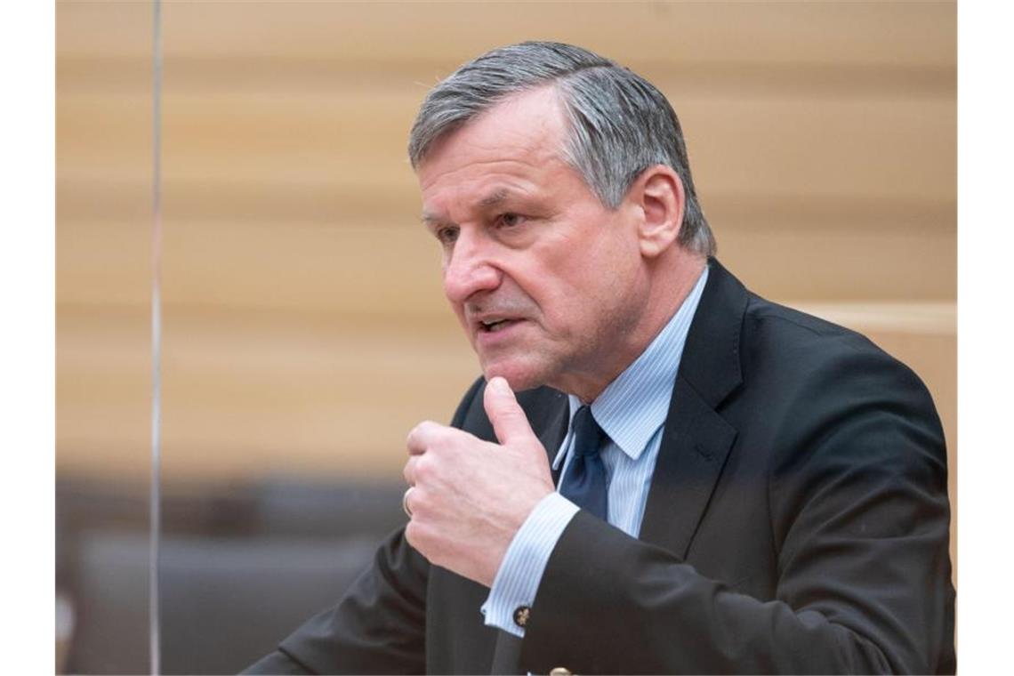 FDP gibt sich maximal entspannt vor zweiter Sondierungsrunde Hans-Ulrich Rülke, FDP-Fraktionsvorsitzender im Landtag von Baden-Württemberg. Foto: Marijan Murat/dpa