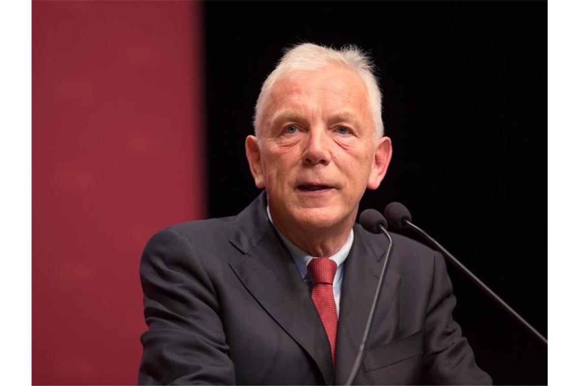 Heilbronner OB wünscht sich zum Geburtstag kurze Ratssitzung Harry Mergel, Oberbürgermeister der Stadt Heilbronn, spricht. Foto: picture alliance / dpa/Archivbild