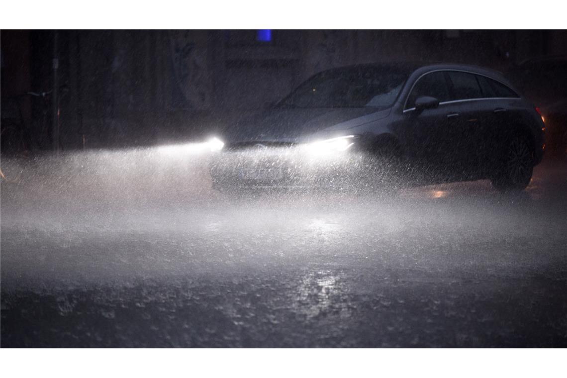 Heftige Gewitter und Starkregen über Berlin