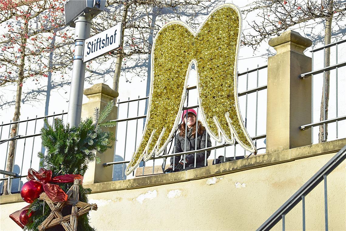 Hier kann sich jeder einmal als Weihnachtsengel fühlen. Foto: Tobias Sellmaier